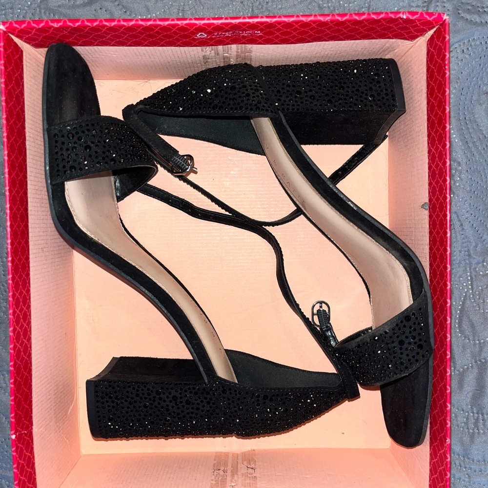 Kelly & Katie Black Microsuede Footwear